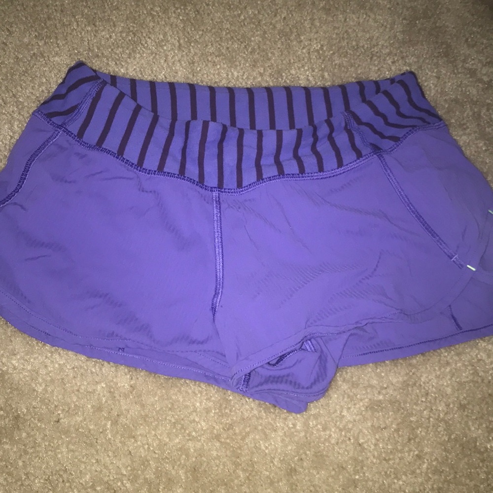 Purple workout ivivva shorts size kids 12